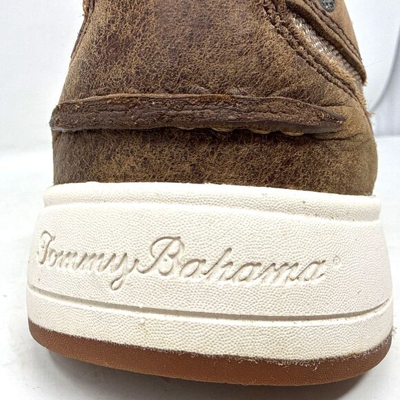 Tommy Bahama On Par Spectator Boat Deck Shoe Mens Sz 12 Brown Leather Tropical main image 7